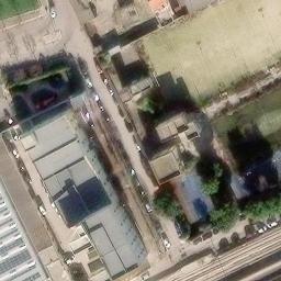 Volleyball Court near Bitonto — aerial view