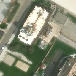 Sand Volleyball Court, Youngstown, OH — aerial view