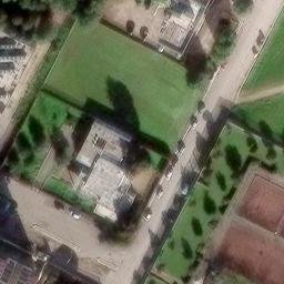 Volleyball Court near Bari — aerial view