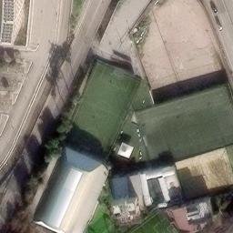 Sand Volleyball Court — aerial view