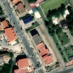 Volleyball Court near Riccia Nuova — aerial view