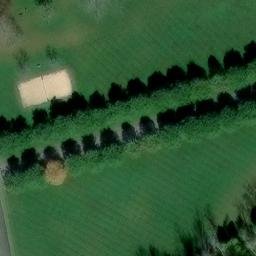 Sand Volleyball Court, NJ — aerial view