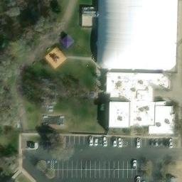 Sand Volleyball Court, Layton, UT — aerial view