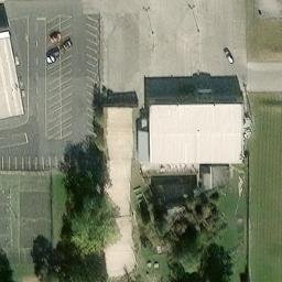 Volleyball Court, Findlay, OH — aerial view