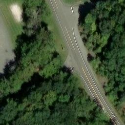 Volleyball Court, NJ — aerial view