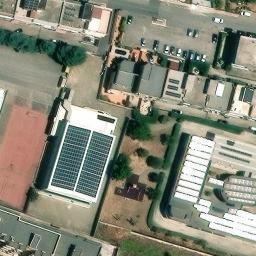 Volleyball Court near Cellamare — aerial view