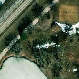 Sand Volleyball Court, Ottumwa, IA — aerial view