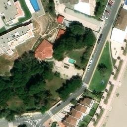 Volleyball Court — aerial view