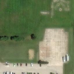 Sand Volleyball Court, Galesburg, IL — aerial view