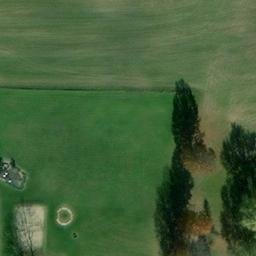 Sand Volleyball Court, OH — aerial view