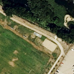 Volleyball Court — aerial view