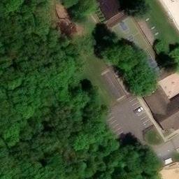 Volleyball Court, NJ — aerial view