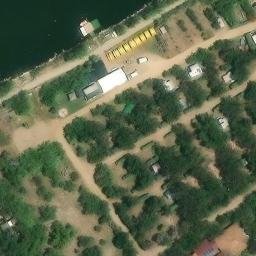 Sand Volleyball Court — aerial view