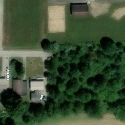 Volleyball Court, Sebring, OH — aerial view