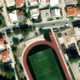 Volleyball Court — aerial view