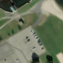 Sand Volleyball Court, Landing, NJ — aerial view