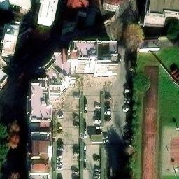 Volleyball Court near Afragola — aerial view