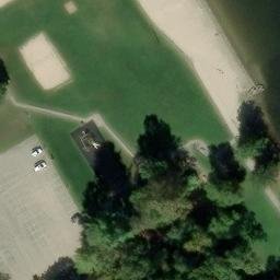 Sand Volleyball Court, Landing, NJ — aerial view