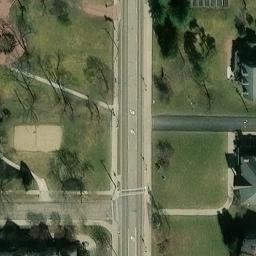 Volleyball Court, Alliance, OH — aerial view