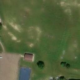 Volleyball Court, Alliance, OH — aerial view