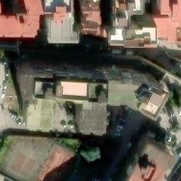 Volleyball Court near Marano di Napoli — aerial view