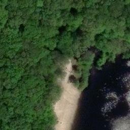 Sand Volleyball Court, Mountain Lakes, NJ — aerial view