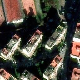 Volleyball Court near Napoli — aerial view