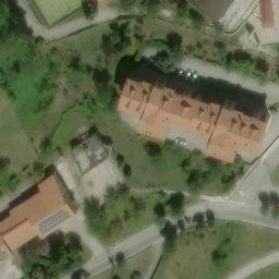 Volleyball Court near Nusco — aerial view