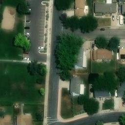 Volleyball Court, Woods Cross, UT — aerial view