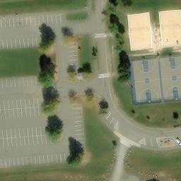 Sand Volleyball Court, Budd Lake, NJ — aerial view