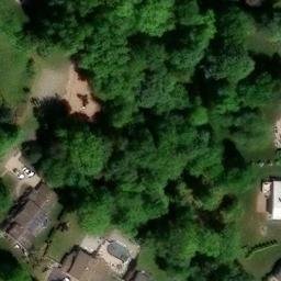 Sand Volleyball Court, Parsippany, NJ — aerial view