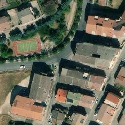 Volleyball Court — aerial view