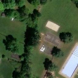 Volleyball Court, NJ — aerial view