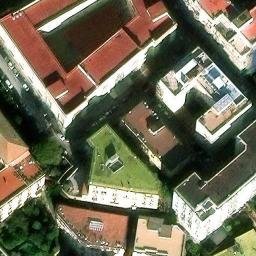 Volleyball Court near Napoli — aerial view