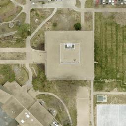 Sand Volleyball Court, Lincoln, NE — aerial view