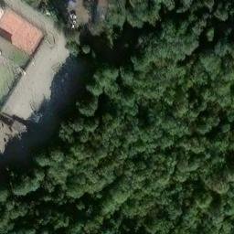 Volleyball Court near San Pietro — aerial view