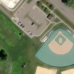 Beach/Sand Volleyball Courts — aerial view