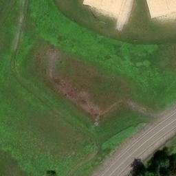 Volleyball Court, NJ — aerial view