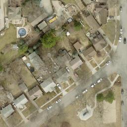 Volleyball Court, Lincoln, NE — aerial view
