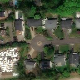 Sand Volleyball Court, Port Washington, unknown — aerial view