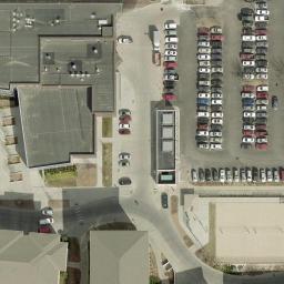 Sand Volleyball Court, Lincoln, NE — aerial view