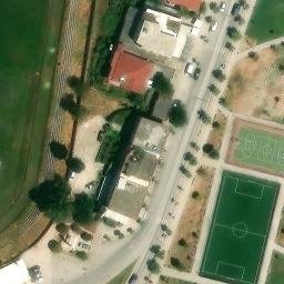 Volleyball Court — aerial view
