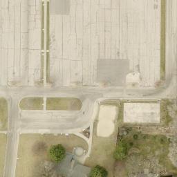 Sand Volleyball Court, Lincoln, NE — aerial view