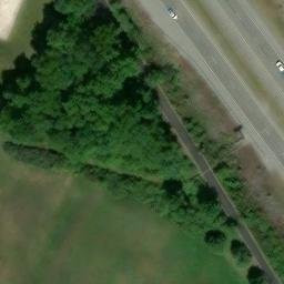 Sand Volleyball Court, PA — aerial view