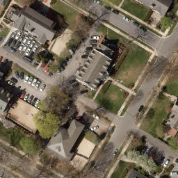 Sand Volleyball Court, State College, PA — aerial view