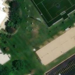 Sand Volleyball Court, Salt Lake City, UT — aerial view