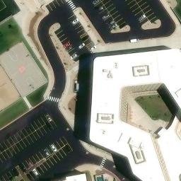 Sand Volleyball Court, Salt Lake City, UT — aerial view