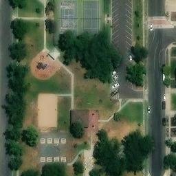 Volleyball Court, Salt Lake City, UT — aerial view