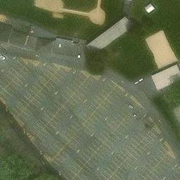 Volleyball Court, Nazareth, PA — aerial view