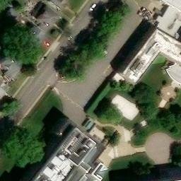 Sand Volleyball Court, NJ — aerial view